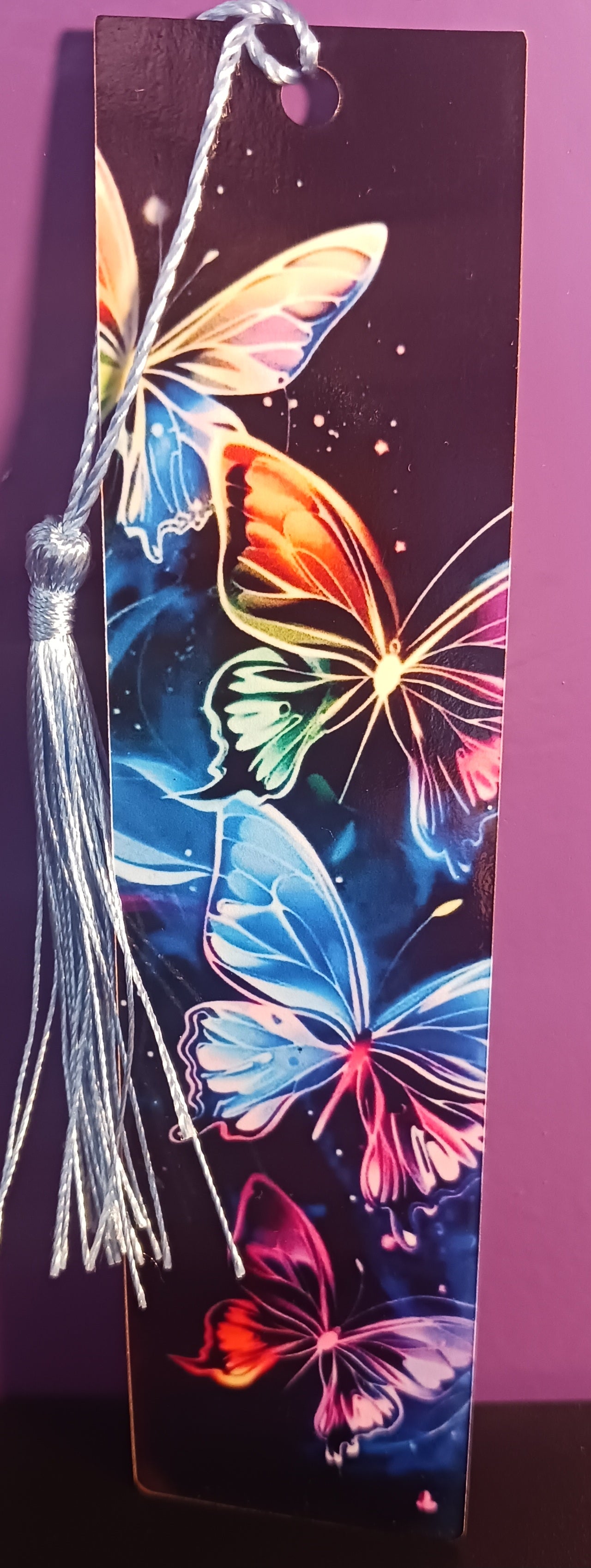 Colorful Butterfly Paper Bookmark