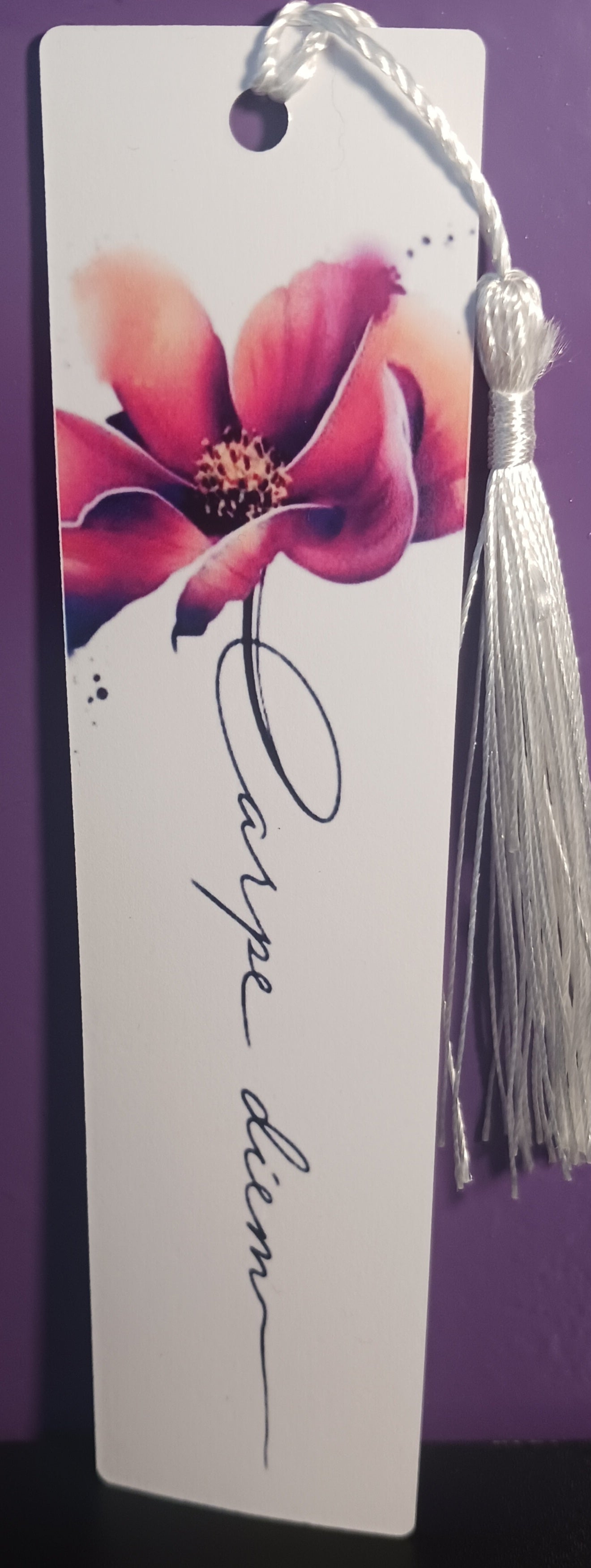 Carpe Diem Paper Bookmark