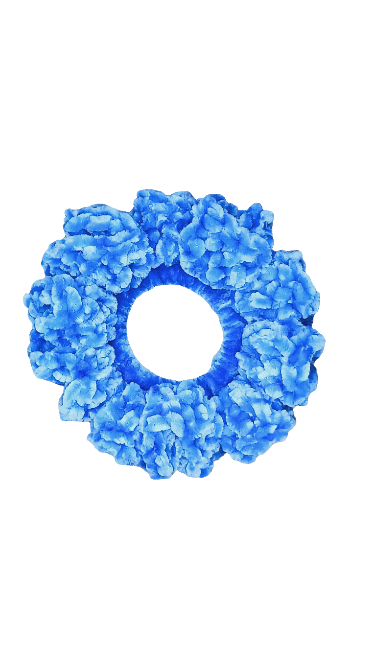Electric Blue Scrunchie