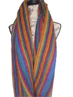Multicolored Infinity Cowl