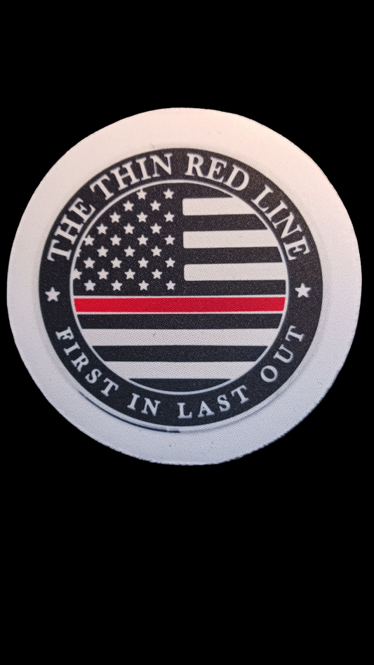 2 Piece Thin Red Line Coasters