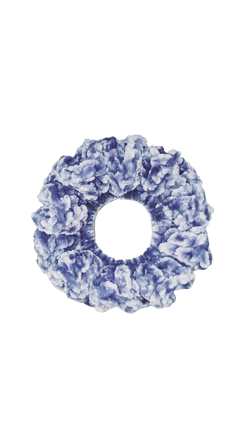 Indigo Scrunchie
