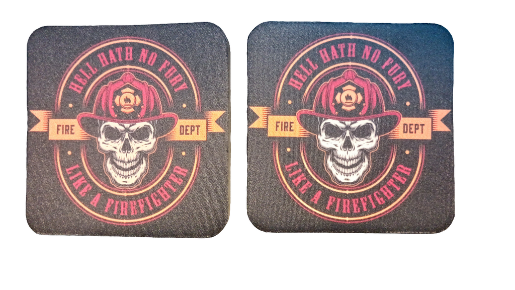 2 Firefighter Coasters