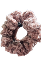 Mushroom Velvet Scrunchie