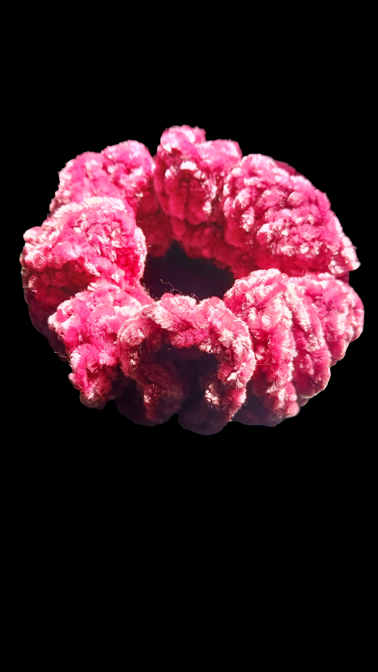 Pomegranate Velvet Scrunchie