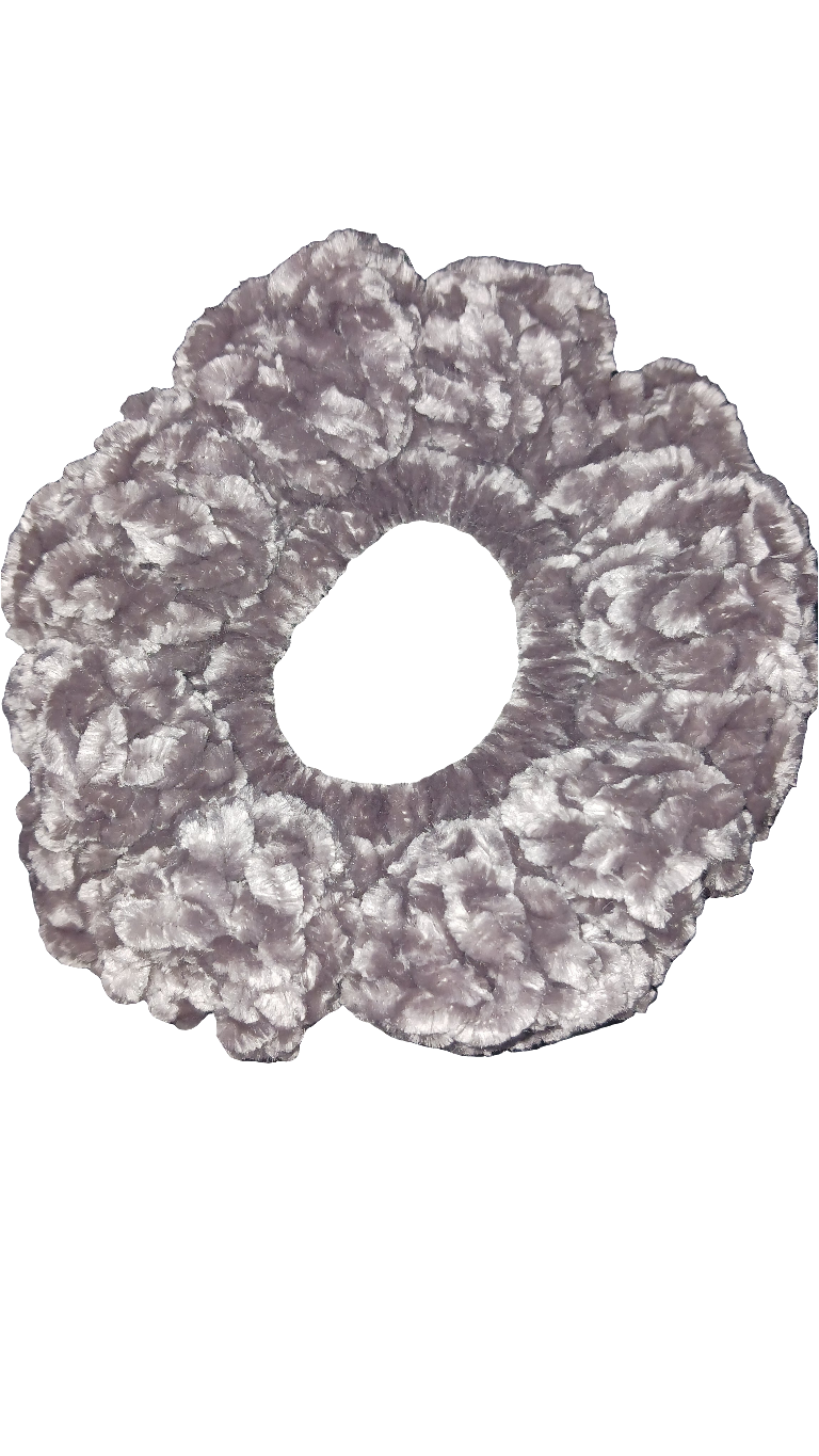 Vapor Gray Scrunchie