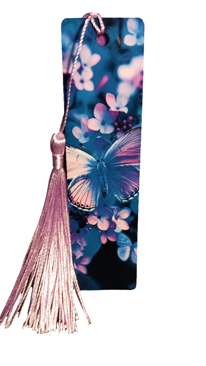 Purple Butterfly Bookmark