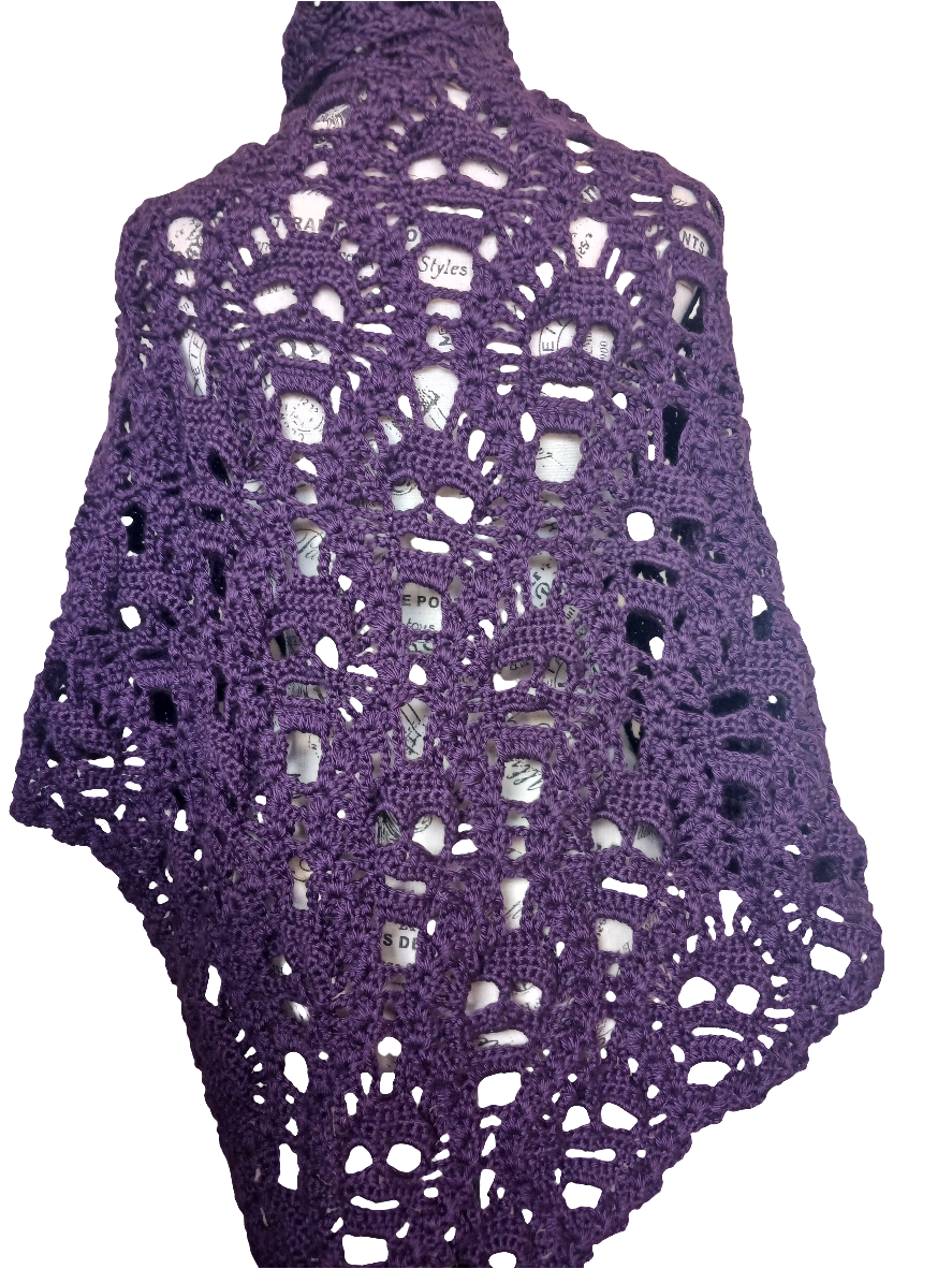 Purple Lost Souls Shawl/Cowl