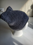 Grey Ombre Cat Ear Beanie