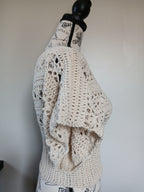 Cream Lacey Top