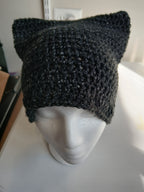 Charcoal Heather Cat Ear Beanie