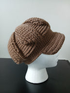 Embossed Newsboy Hat
