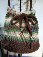 Earth Tones Drawstring Bag