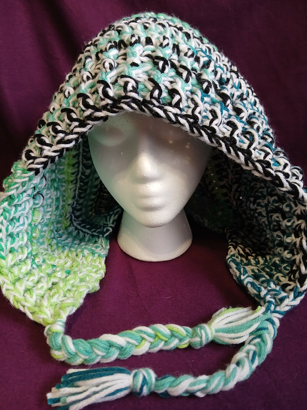 Greens and White Hood