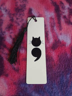 Semi Colon Cat Bookmark