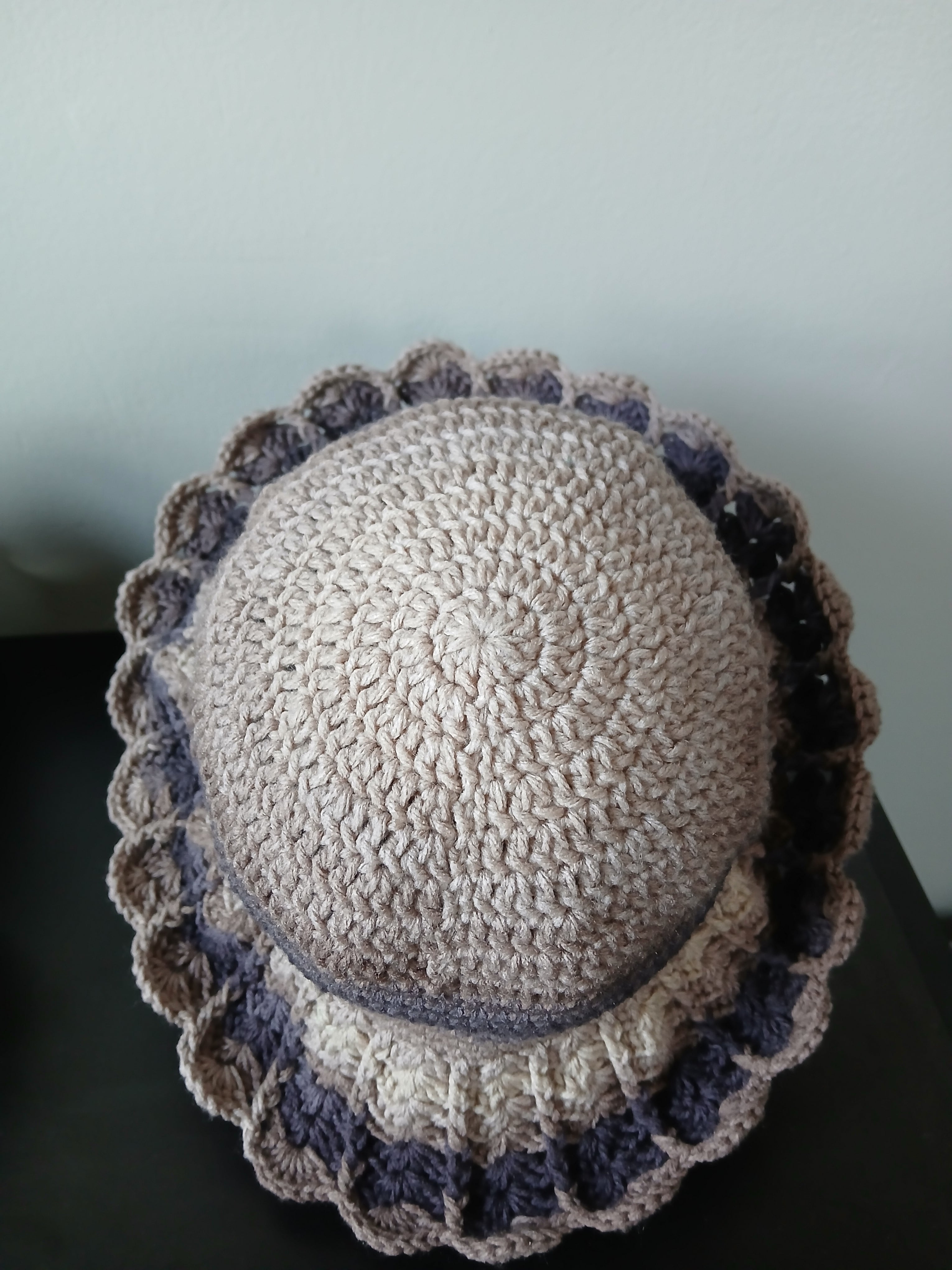 Brown Ombre Sun Hat
