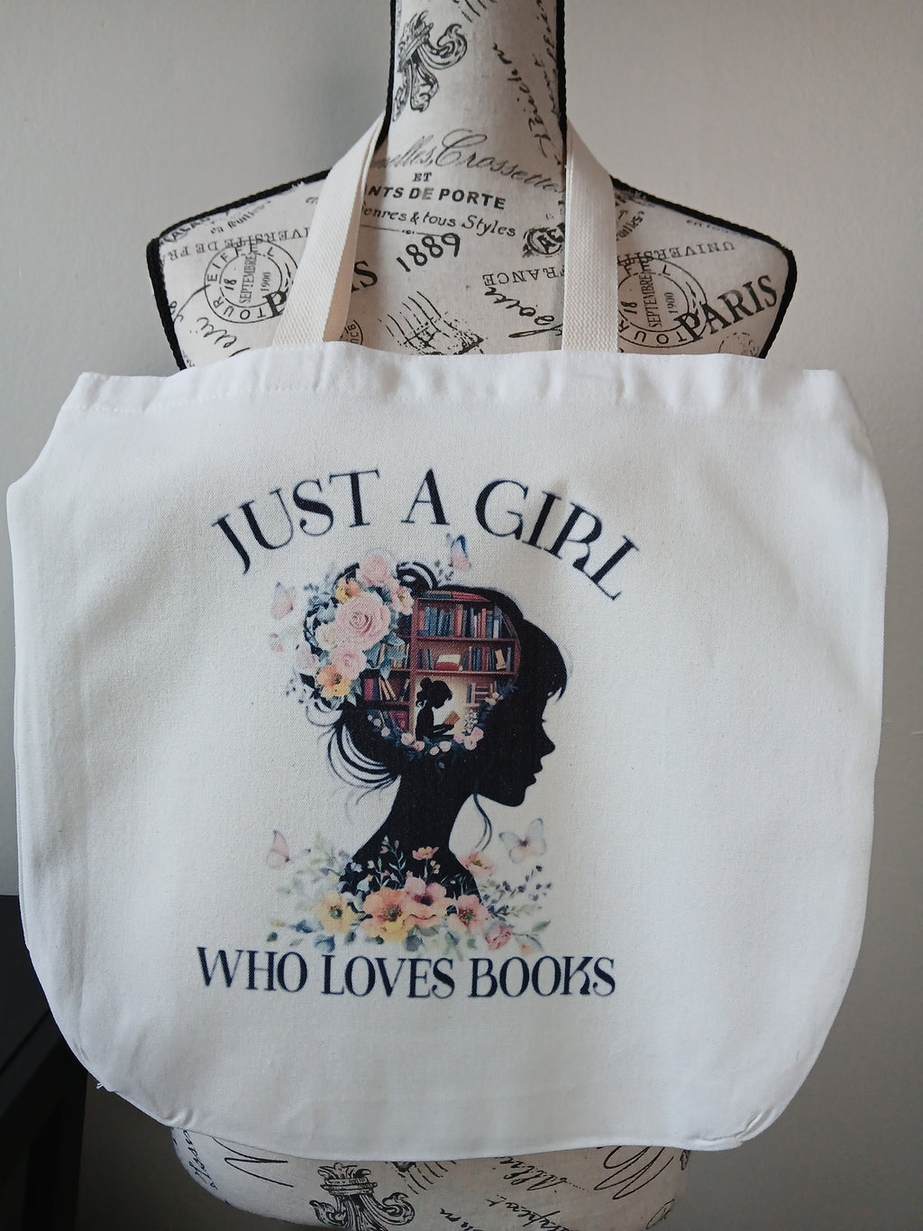 Just a Girl Tote Bag