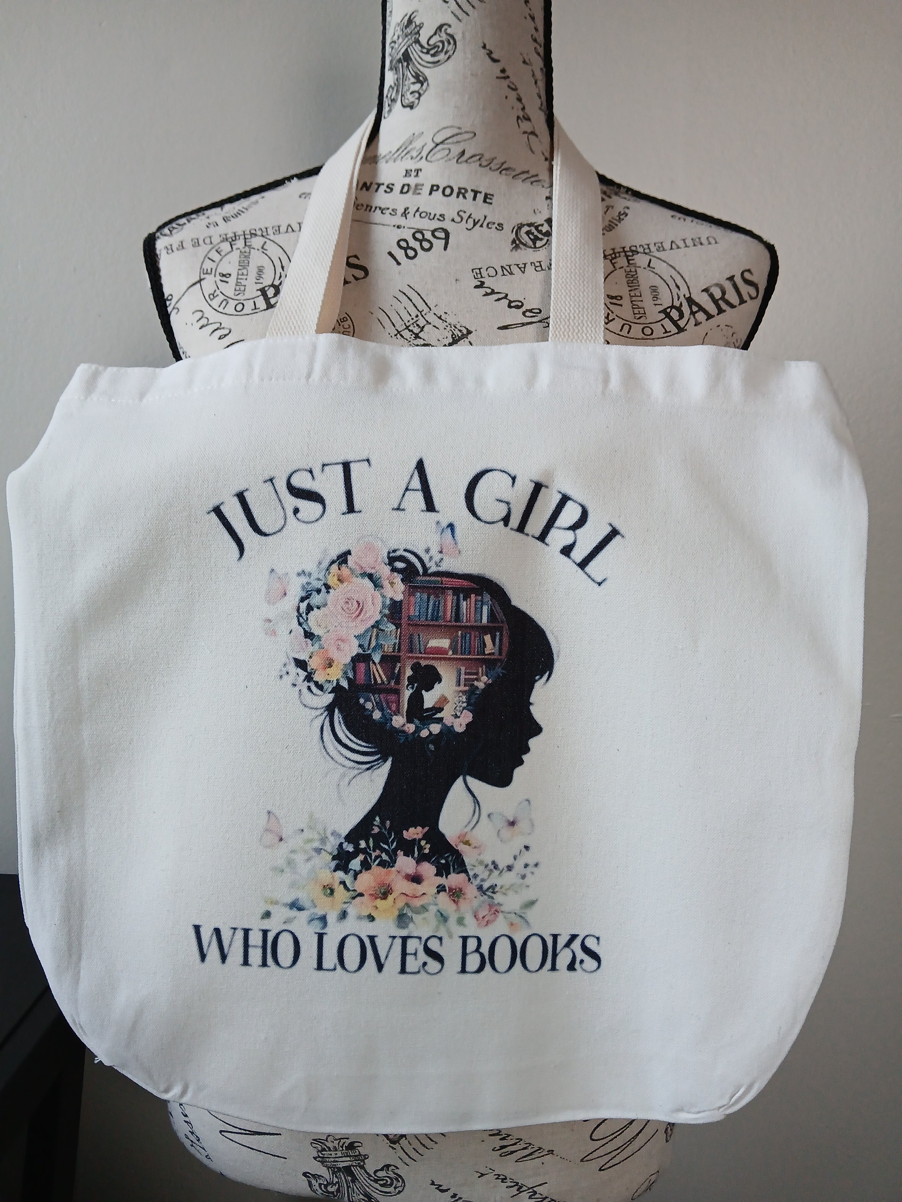 Just a Girl Tote Bag