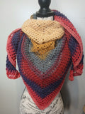 Falling Embers Shawl