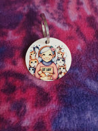 Cat Lady Keychain