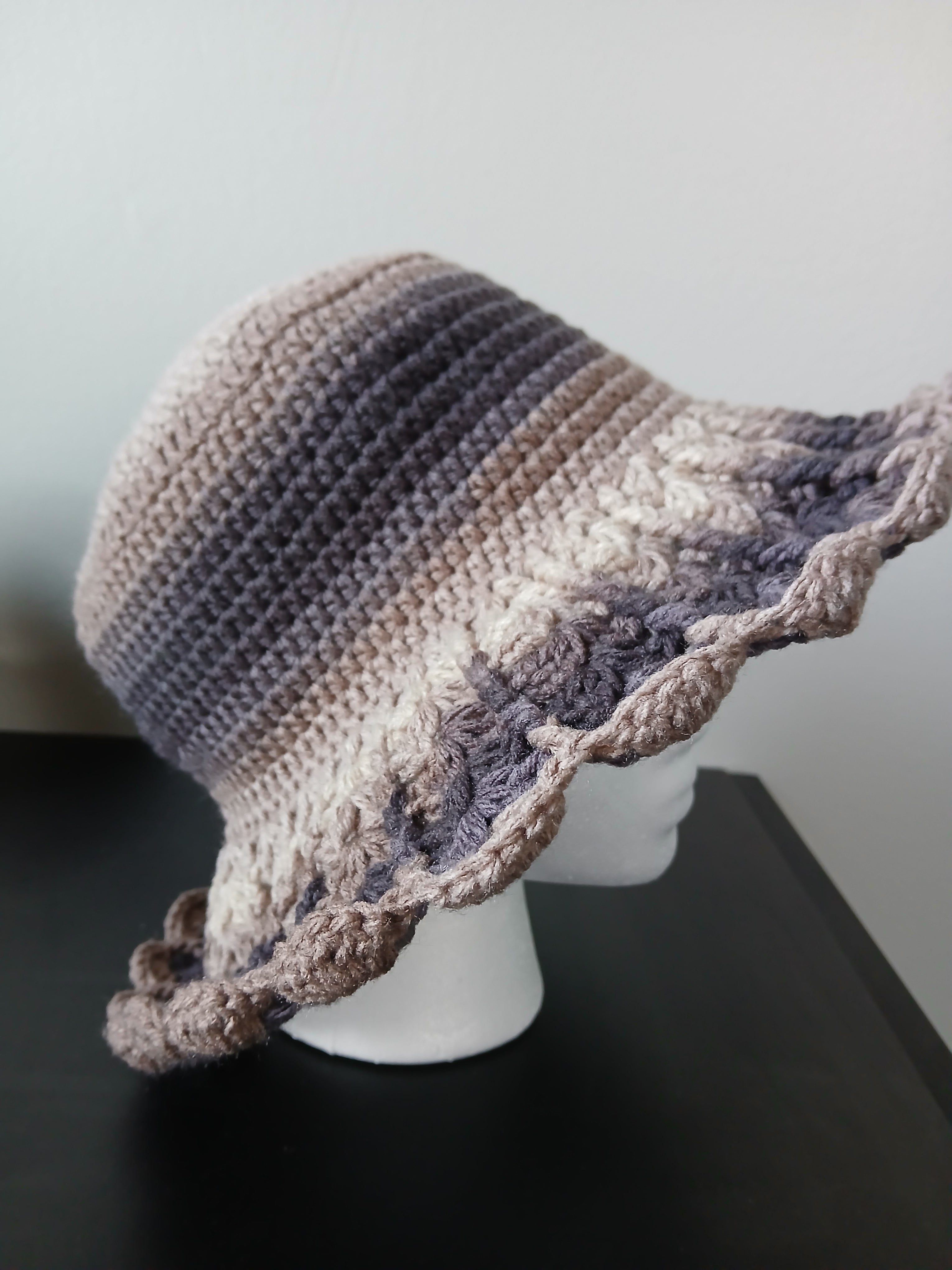 Brown Ombre Sun Hat