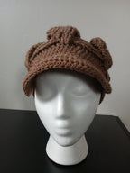 Embossed Newsboy Hat