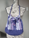 Shades of Purple Drawstring Bag