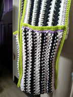 Beetlejuice Vibes Pocket Scarf