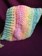 Neon Rainbow and White Hood