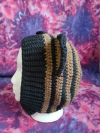 Brown and Black Cat Ear Bonnet