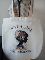 Just a Girl Tote Bag