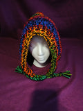 Black and Rainbow Hood