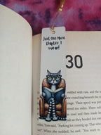 Just One More Chapter Cat Bookmark