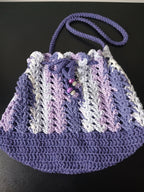 Shades of Purple Drawstring Bag