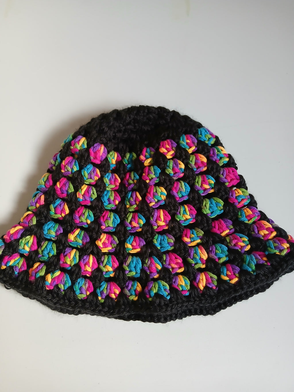 Rainbow and Black Bucket Hat