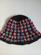 Rainbow and Black Bucket Hat