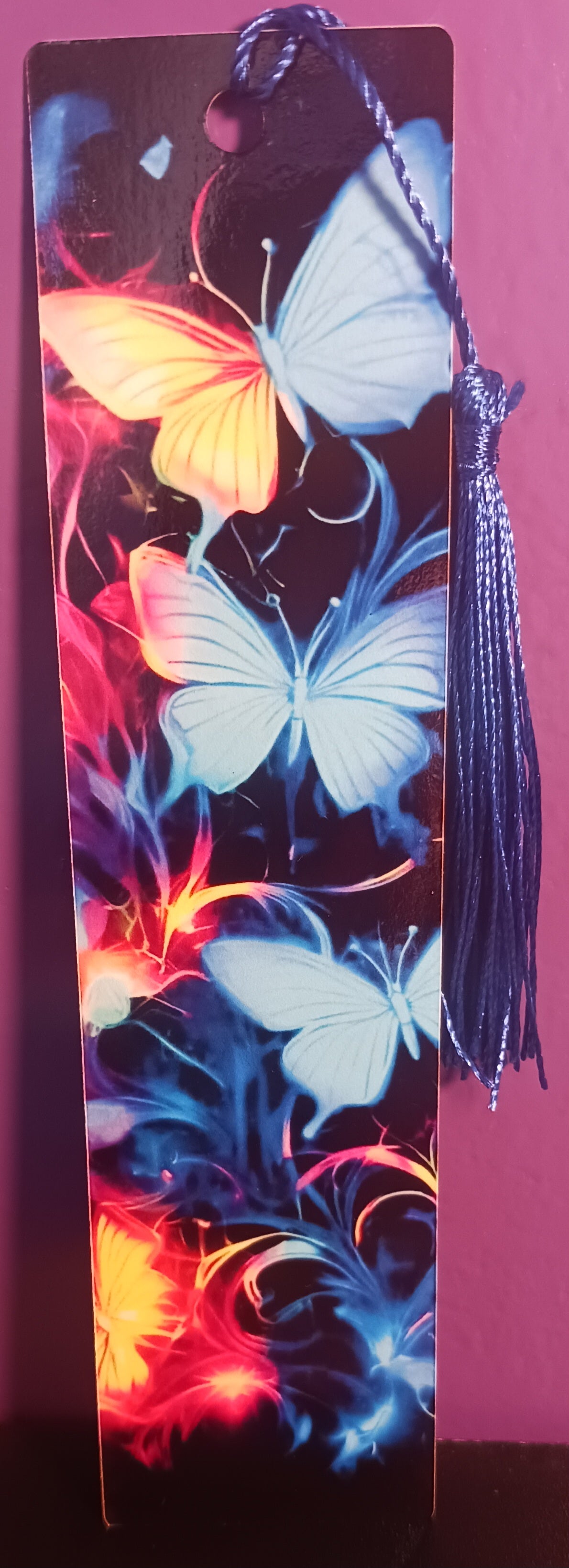 Blue Butterfly Bookmark