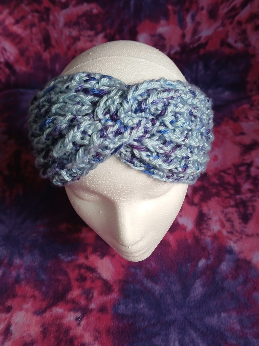 Blue Twist Ear Warmer