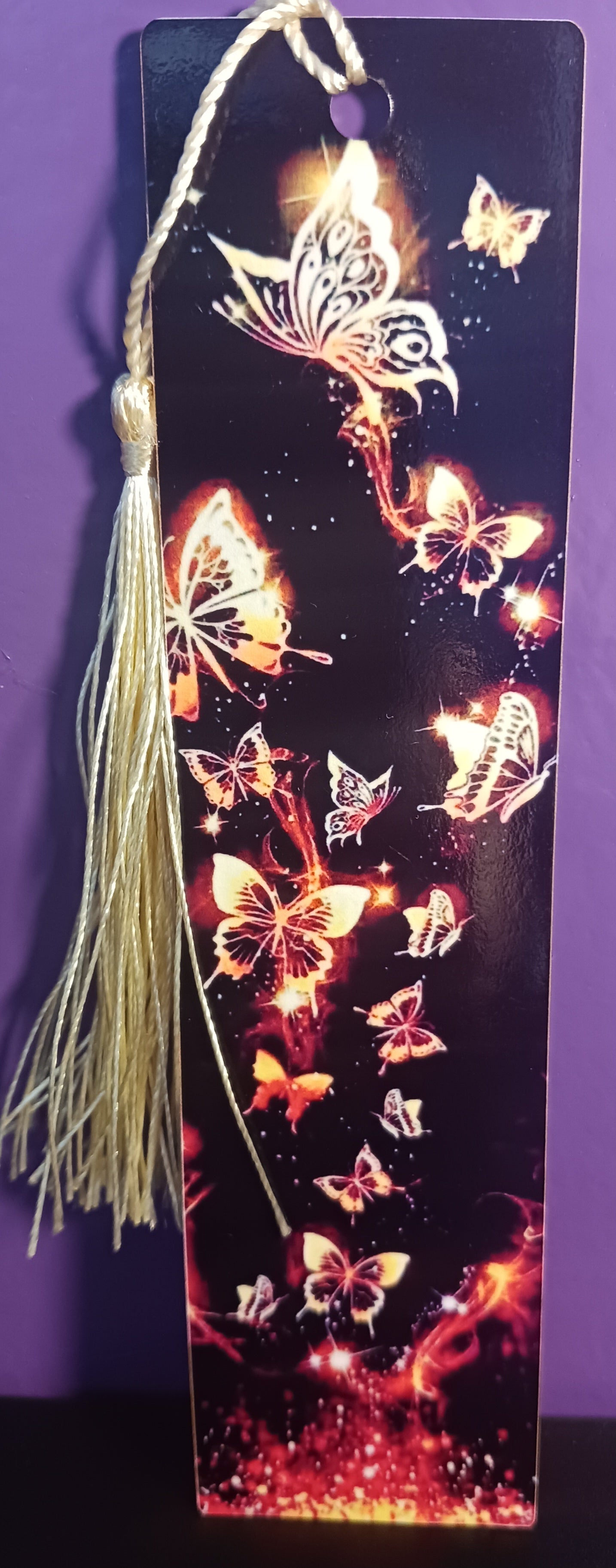Golden Butterfly Bookmark