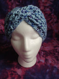 Blue Twist Ear Warmer