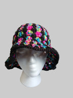 Rainbow and Black Bucket Hat