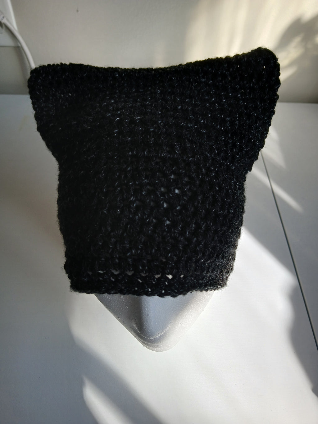 Charcoal Heather Cat Ear Beanie