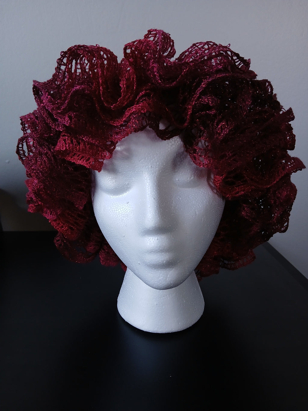 Red Ruffle Hat