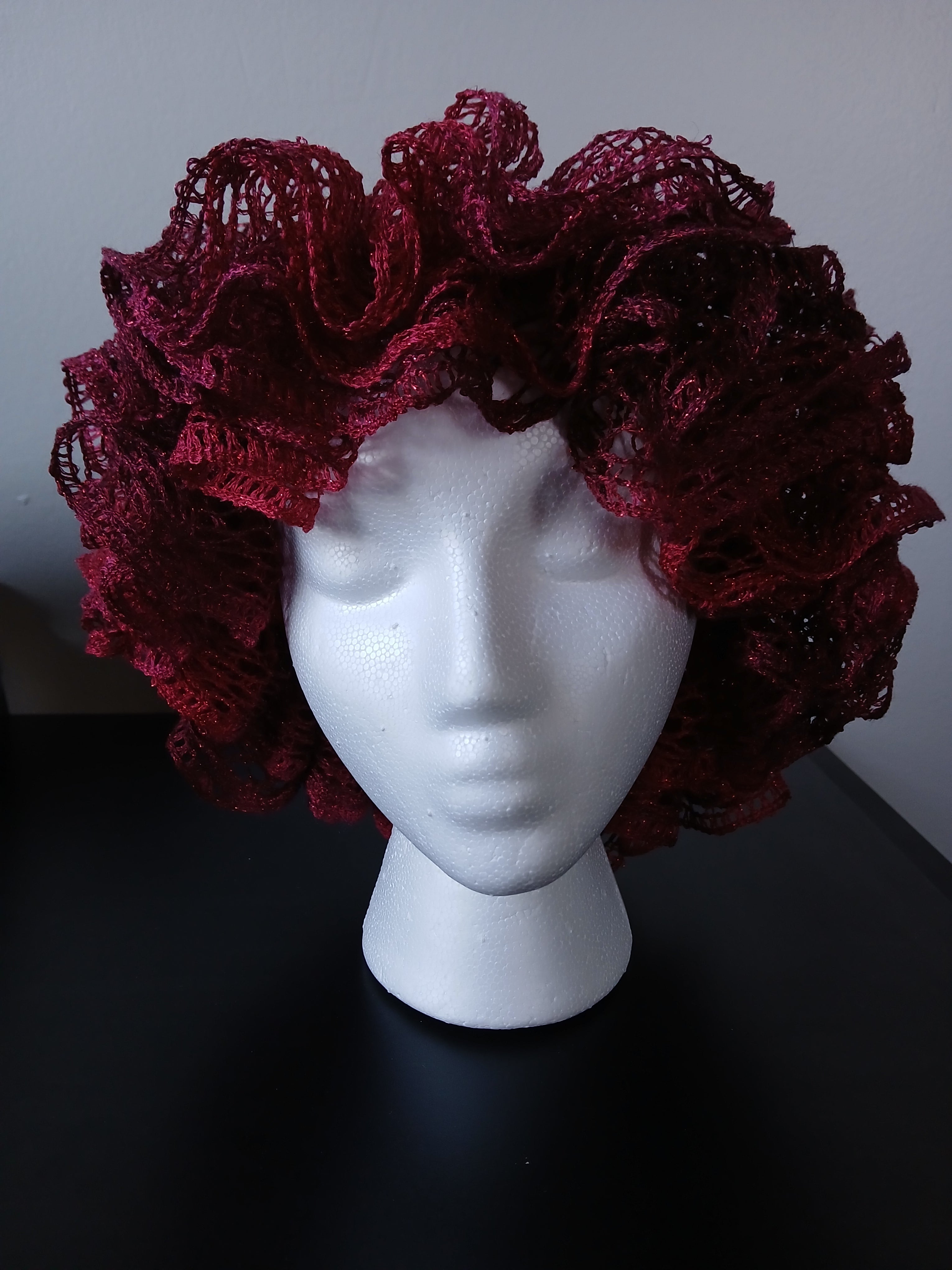 Red Ruffle Hat